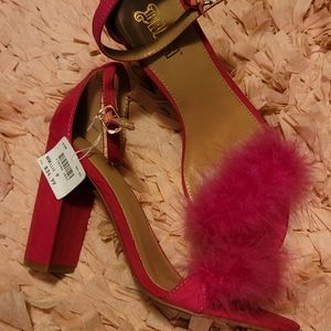 Maribou Strappy Heel